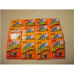 16 Unopened Packs of 1992 O-Pee-Chee Baseball Cards