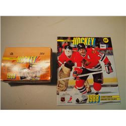 1988 O-Pee-Chee Hockey Yearbook Stickers Unopened Box of 48 Packs with Album