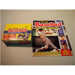 1988 O-Pee-Chee Baseball Yearbook Stickers Unopened Box of 48 Packs with Album