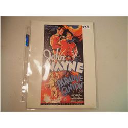 ‘John Wayne in Paradise Canyon’ Movie Ad with ‘Die Weisse Schwadron’ Movie Ad On Reverse Side