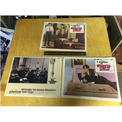 Lot of 3 Vintage, Original, Movie Lobby Cards: 1960’s