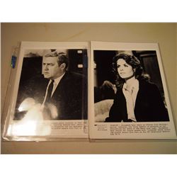Lot of 2 Ironside, Television Show Stills, CTV 1975, Raymond Burr, Elizabeth Baur
