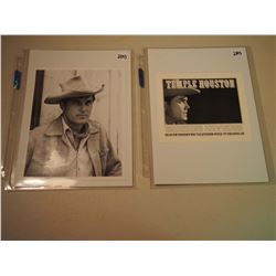 Temple Houston – Television Ad Slick & Photo of Temple Houston star Jeffrey Hunter