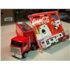 Image 1 : Lot of 2 Coca-Cola: 1980 Buddy L Semi-Trailer & 1996 Majorette Truck & Camper Trailer, Die-cast meta