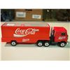 Image 3 : Lot of 2 Coca-Cola: 1980 Buddy L Semi-Trailer & 1996 Majorette Truck & Camper Trailer, Die-cast meta
