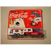 Image 5 : Lot of 2 Coca-Cola: 1980 Buddy L Semi-Trailer & 1996 Majorette Truck & Camper Trailer, Die-cast meta