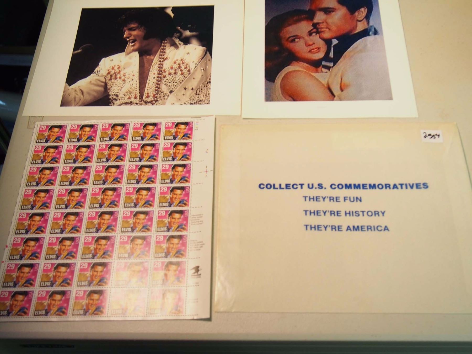 Sheet of 40 Elvis Presley, USA 29 Cent Commemorative Postage Stamps W