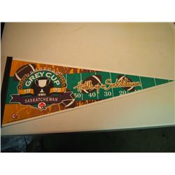 1995 Grey Cup, Regina, Saskatchewan Pennant ("Huddle Up Saskatchewan")