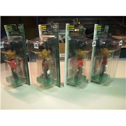 Set Of Four Tiger Woods Bobbleheads (Tiger Slam Playmakers)
