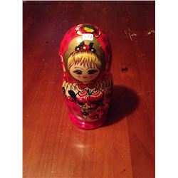 Russian Wooden Nesting Doll, Complete