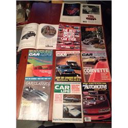 Car Life Magazines (10) (1960's, 70's)