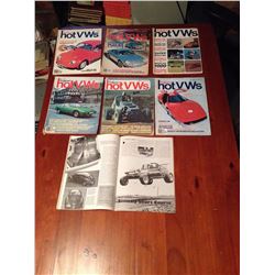 Hot VW's Magazines (7) (1970's)