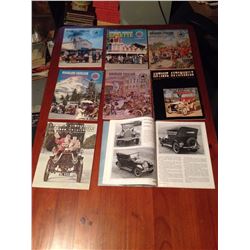Antique Automobile-Horseless Carriage Magazines (8) (1960's, 70's)