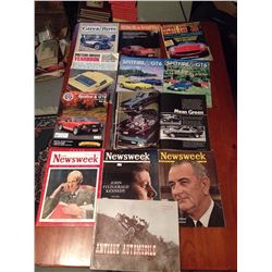 Lot Of Misc. Magazines (12) (Newsweek, Spitfire, Etc.) (1940's, 60's, 70's)