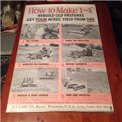 J.I. Case Co. Poster, 3'x2'