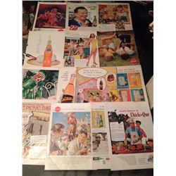 Soda Pop Ads (60), Coca-Cola, Hires, Dr. Pepper, 7UP, Pepsi Cola