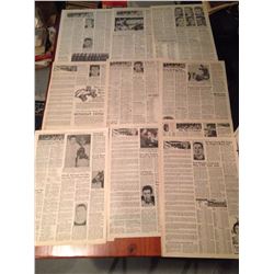 Sport Ads (100+), Baseball, Hockey, Photos Clippings, 1940's, 50's, 60's