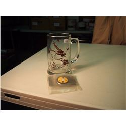 Wildlife Related (2) Mug, Wildlife Federation Belt Buckle, Sask