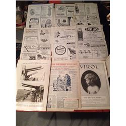Lot Of Ads 1900's-20's