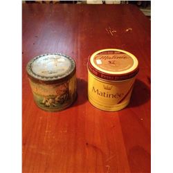 Tobacco Tins (2) Orinoco & Matinee