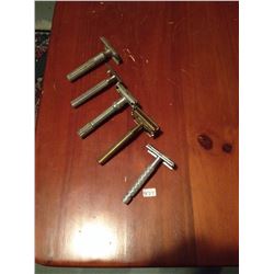 Safety Razors (5) Valet, Gillette