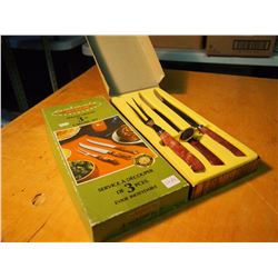 Galaxie Stainless Three Piece Carving Set