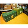 Image 4 : Pair of Plastic tackle Boxes (2)(With Fishing Tackles, Lures, Etc;)