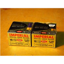 Lot of Imperial Long Range16 Gauge Shotgun Shells (42 Shells)