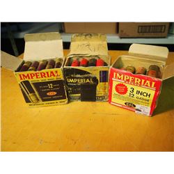 Various Boxes of Imperial 12 Gauge Shotgun Shells (3)(71 Shells)