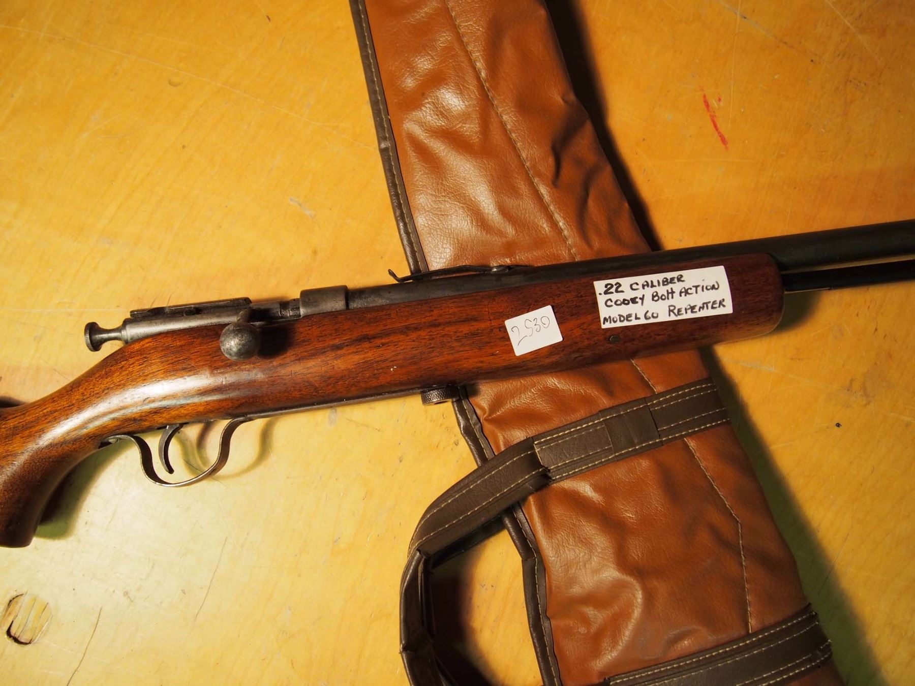 22 Cal Cooey Bolt Action Repeater, Model 60 Bodnarus Auctioneering