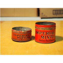 Hudson's Bay Imperial Mixture Tobacco Tins (2)