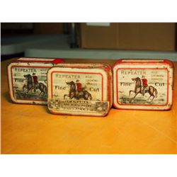 Repeater Tobacco Tins (3) (The Imperial Tobacco Company of Canada)