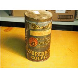 Chase & Sanborns Superior Coffee Tin (Pre 1929)