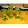 Image 1 : Assorted Depression Glass Sundae Glasses (4)
