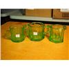 Image 1 : Handled Glass Containers (3) (Depression Glass)