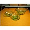Image 1 : Various Depression Glass Bowls With A Plate (4)