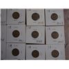 Image 2 : Complete Set George VI Pennies (17) (1937-1952)