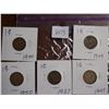 Image 4 : Complete Set George VI Pennies (17) (1937-1952)