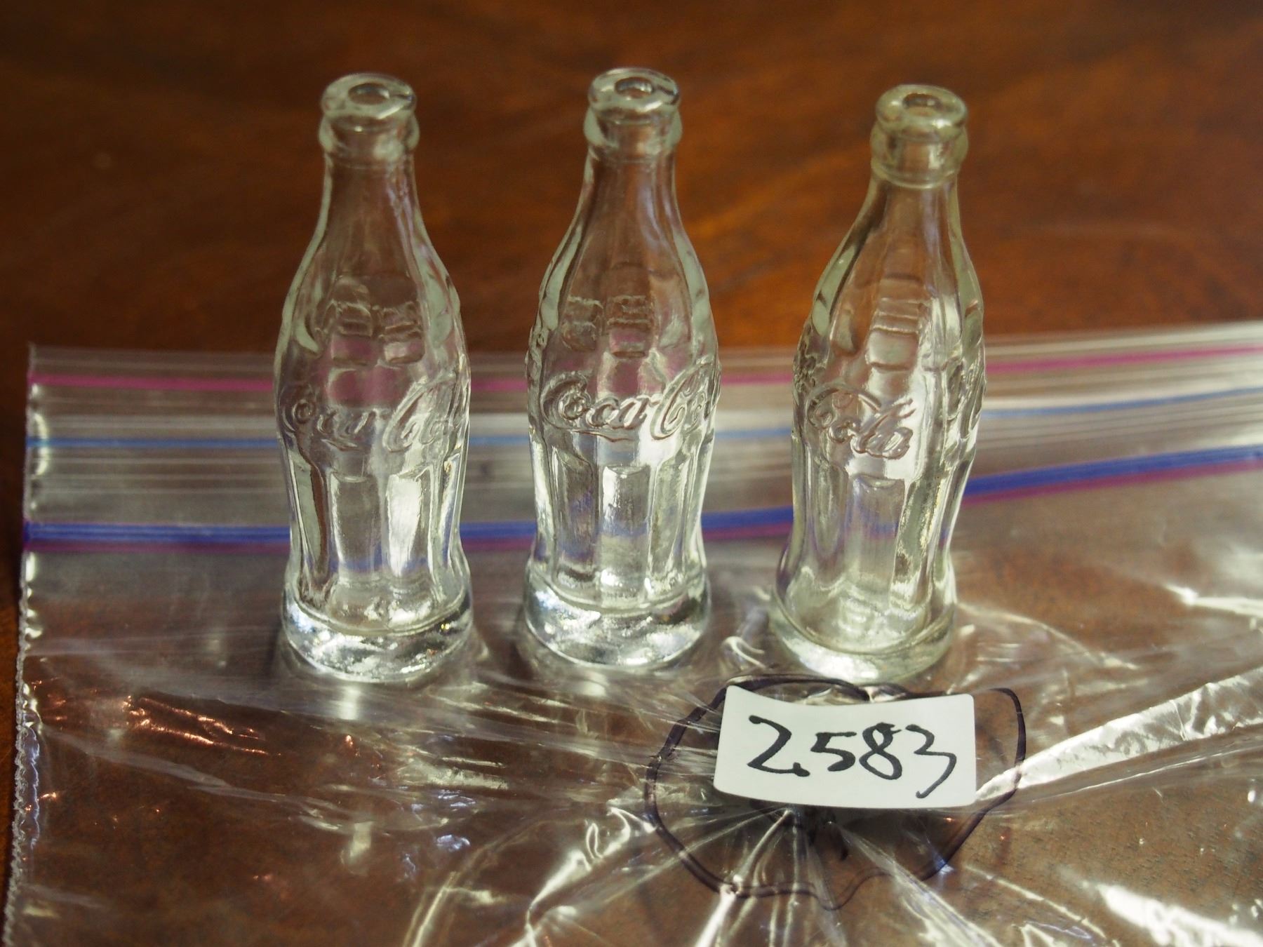 Lot Of Miniature CocaCola Bottles (3)
