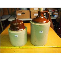 One Whisky Jug, One Pickle Jug