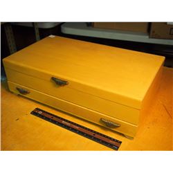 Wooden Silverware Box