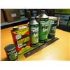 Image 2 : Lot Of Assorted Vintage Automotive Lubricant Tins With Contents (Simoniz, Pyroil, Allstate, Bardahl)