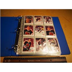 Binder Of McDonald's Exclusive Upper Deck Hockey Cards