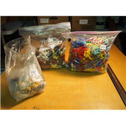 Bags Of Assorted Plastic Toys/Figurines (3)