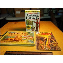 War Stories Combat Comic Book With Animal Paint Book And Antiques Book