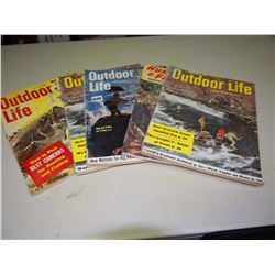 Outdoor Life Magazines (5) (1950's)