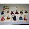Image 1 : Assorted Postcards (Made In Spain) (Ladies Dresses Made With Thread)