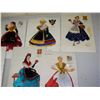 Image 5 : Assorted Postcards (Made In Spain) (Ladies Dresses Made With Thread)