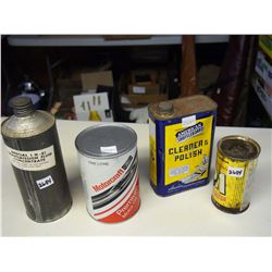 Ford Premium Oil (Full), Shuffleboard Cleaner & Polish, (Full), JPL Whiz Oil, Transmission Fluid