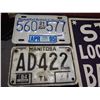 Image 2 : License Plates (2), Cardboard Window Display (12"x14")
